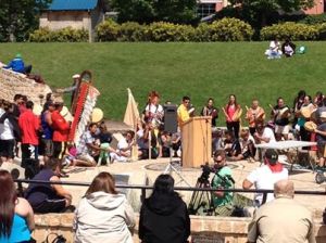 Ininiw Aski Quest Welcome at the Forks