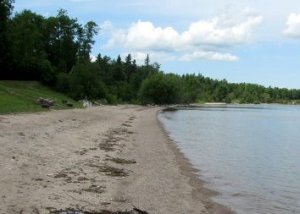 Lake Winnipeg west side shore